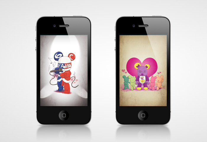 iPhone wallpaper set for GoYeah.com
