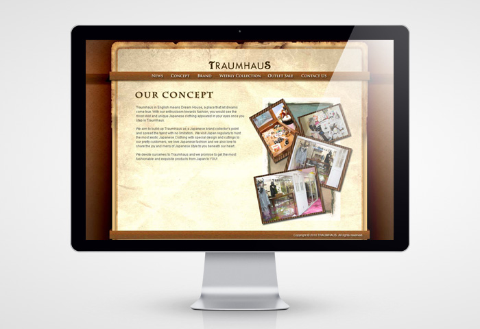 Traumhaus e-Shopping Website